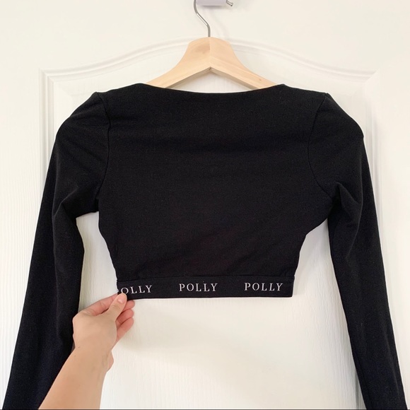 Oh Polly Long Story Short Long Sleeve Crop Top - Picture 10 of 11